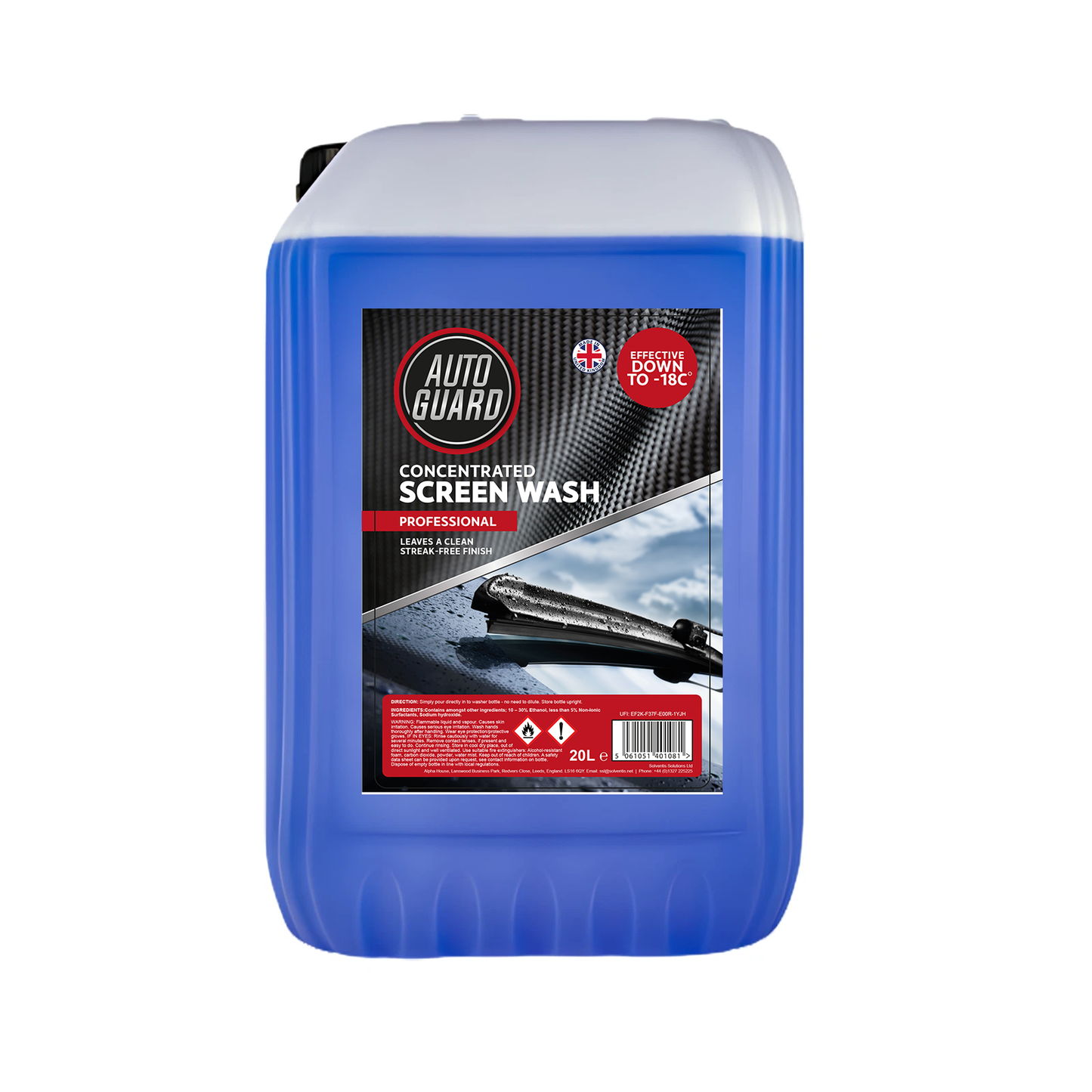 Batch Tested Screenwash Concentrate