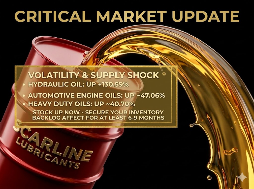 CRUCIAL MARKET UPDATE: The Reality of the Lubricants Industry & How to Protect Your Supply