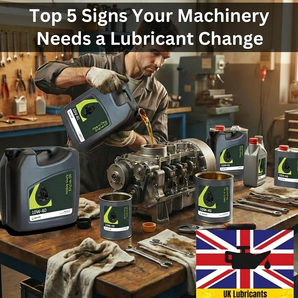 Top 5 Signs Your Machinery Needs a Lubricant Change 🛢️🔧