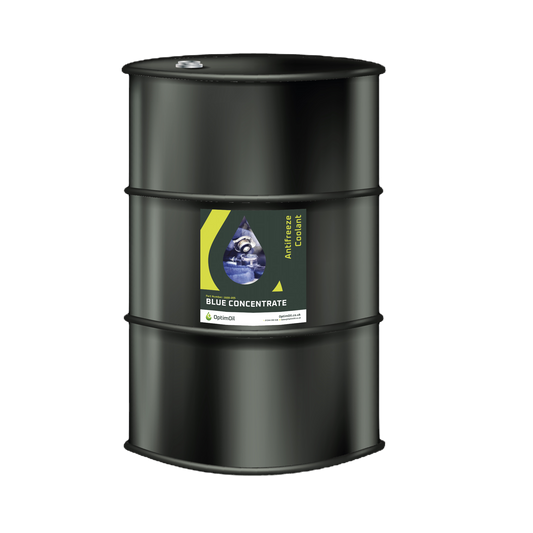 OptimOil Extended Longlife Coolant Concentrated  Concentrate Ready Mixed Red Pink  Blue Yellow VCS Coolant Front Volvo Ethylene Glycol Based  DAF JCB Mercedes Scania LDF4 LD5 VDS4.5 VDS4 Front Packet