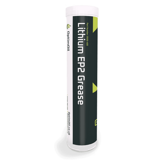 OptimOil Lithium EP2 Grease Cartridges carts 36 x 400g 500g 12.5kg 50kg 180kg Brown Complex Red EP1 EP0 EP00 EP000 EP3 Premium Purity Base Oil